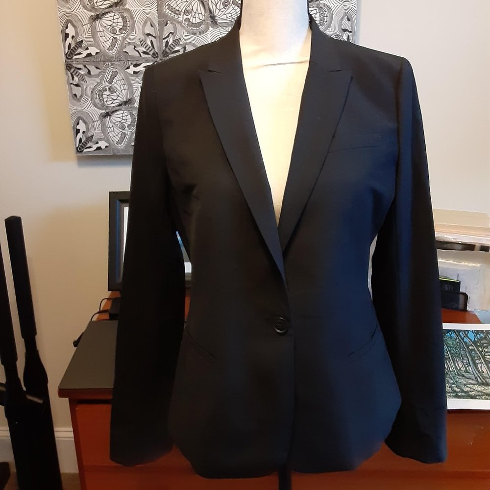 Classic Banana Republic Blazer Wool Blend Size 8